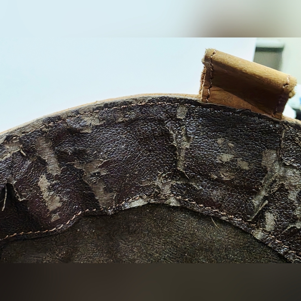 Steve Madden BANKKER Brown Suede Fabric Boot Tall Pull-On Riding Buckle 10 M New - Picture 13 of 16